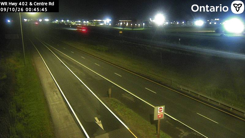 Hwy 402 at Centre Road